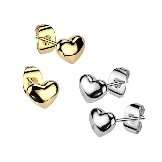 Heart Studs